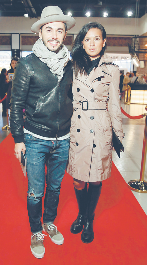 Парный выход: Тимур Родригез с женой