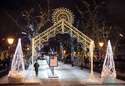 Новогодние аудио-открытки звезд будут звучать в парках Москвы