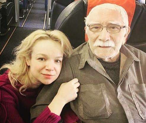 Армен Джигарханян и Виталина Цымбалюк-Романовская