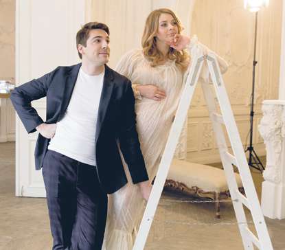 ЛЮБАВА ГРЕШНОВА И МИХАИЛ ПШЕНИЧНЫЙ АНУТ РОДИТЕЛЯМИ ФОТО: ОЛЬГА БАЙЧЕР/ АНАСТАСИЯ ПОЛЬСКАЯ