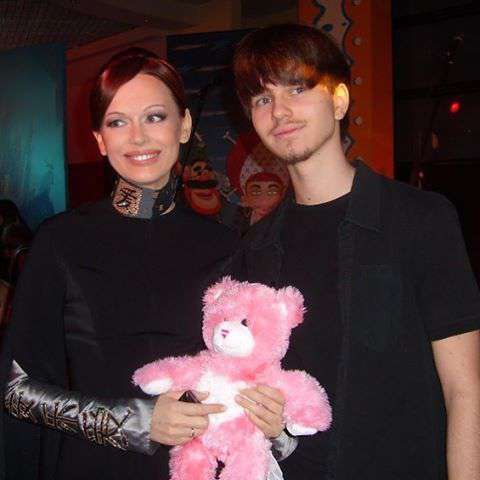 Безрукова с сыном