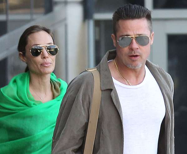 Анджелина Джоли и Брэд Питт 