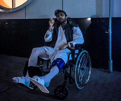 Илья Глинников сломал колено