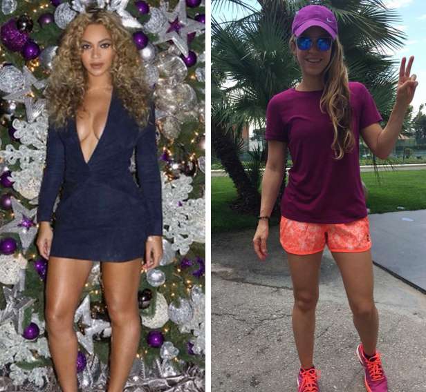 Бейонсе и Шакира - представительницы типа груша