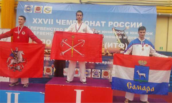 Юноша стал чемпионом России по тхэквондо
