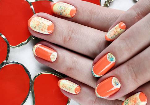 Апельсиновое настроение: 6 шагов к самому креативному маникюру этой весны