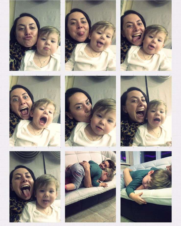 Наталья Фриске с племянником