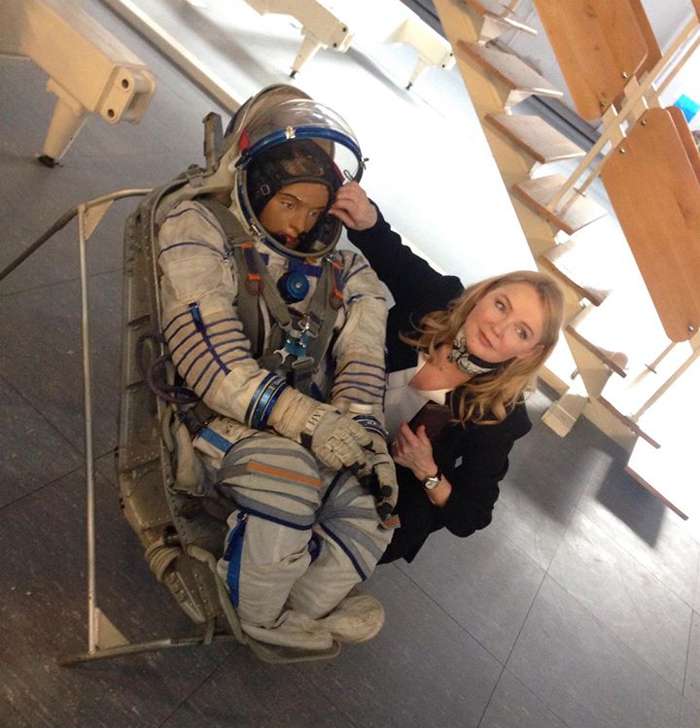 В Звездном городке теледива сделала много снимков