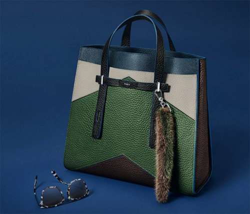 Геометрические узоры из кожаных вставок другого цвета всегда выглядят эффектно Геометрические узоры из кожаных вставок другого цвета всегда выглядят эффектно