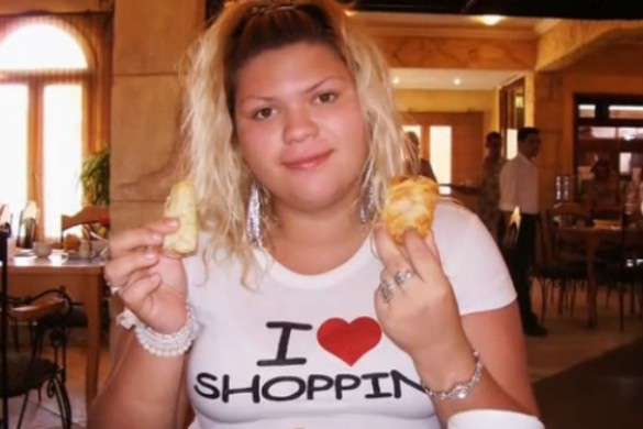 Бочарникова до похудения. Кадр из программы Пусть говорят