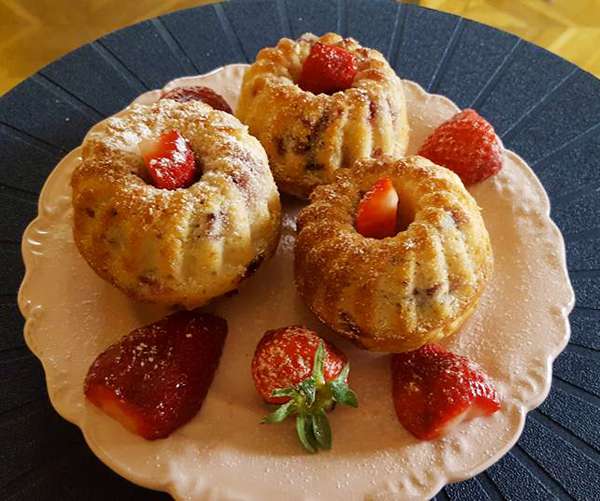 Маффины с ягодами