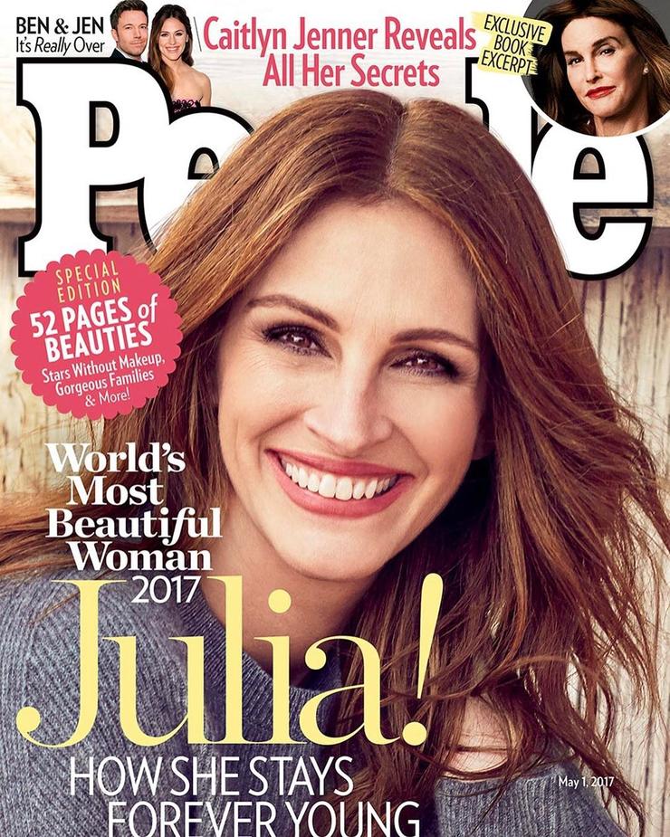 Журнал People назвал Джулию Робертс самой красивой