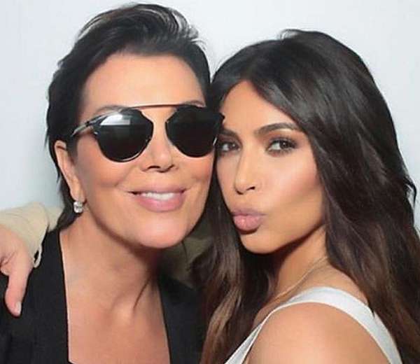 Ким Кардашьян с матерью Крис Дженнер