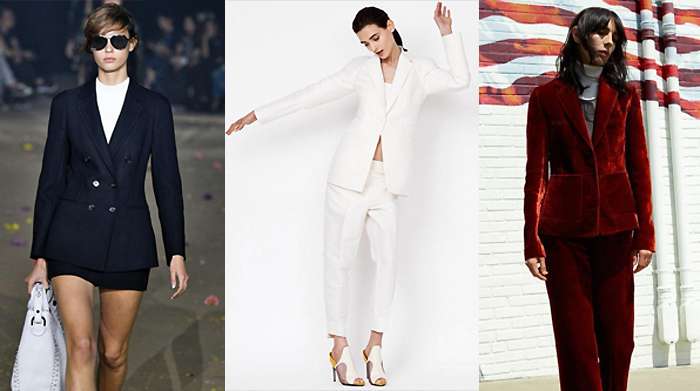 Классические костюмы приобретают новые формы