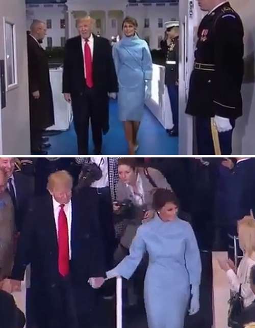 Поклонники считают, что наряды Бриджит Макрон и Мелании Трамп очень похожи