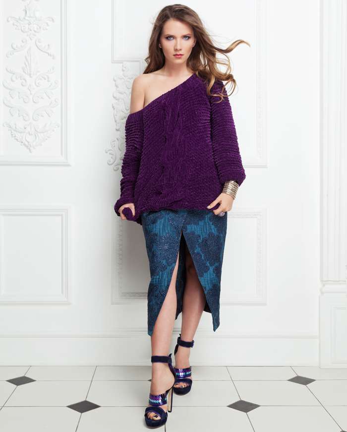 Свитер, aurum; юбка, A.G.P; босоножки, jimmy choo Свитер, aurum; юбка, A.G.P; босоножки, jimmy choo