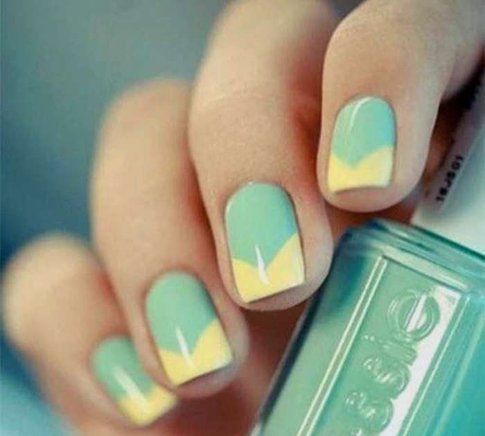 Новый французский маникюр