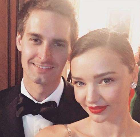 Миранда Керр и Эван Шпигель