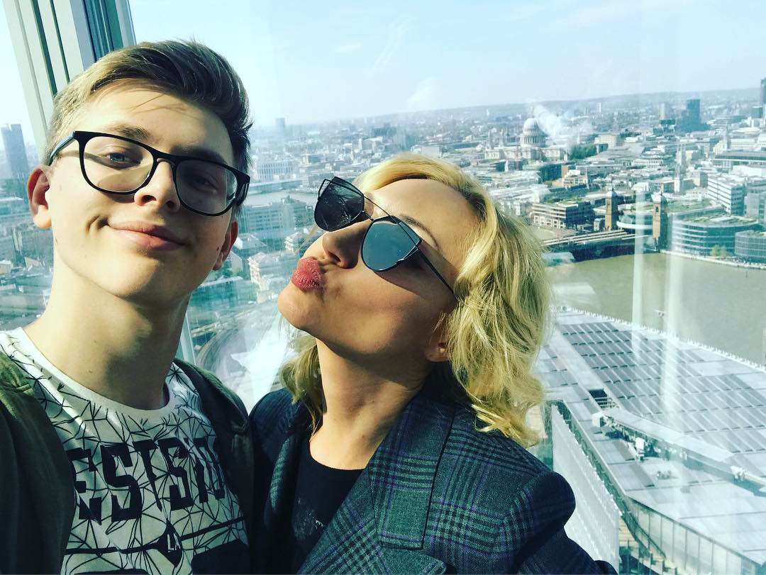 Кристина Орбакайте с сыном Дени