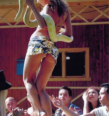 Стриптиз с питоном