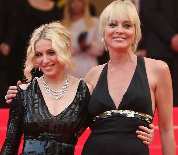 Мадонна и ШЭРОН СТОУН