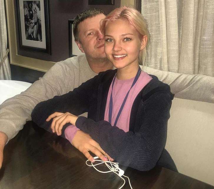 Евгений Кафельников с дочерью