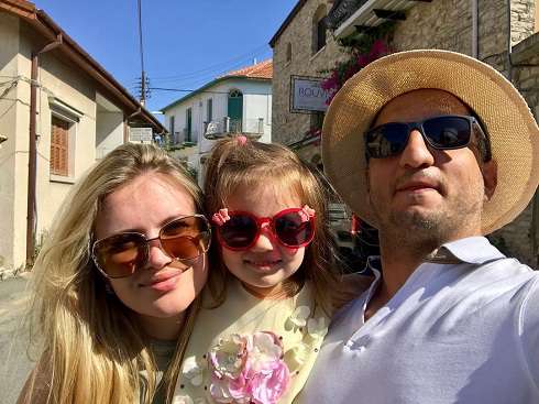 Арарат Кещан с семьей