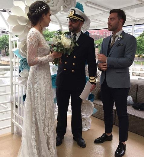 Телеведущего Андрея Самарцева поженил капитан