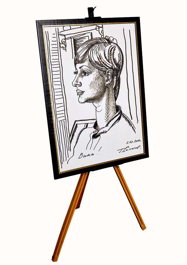 Портрет Виктории нарисовал Таир Салахов Портрет Виктории нарисовал Таир Салахов