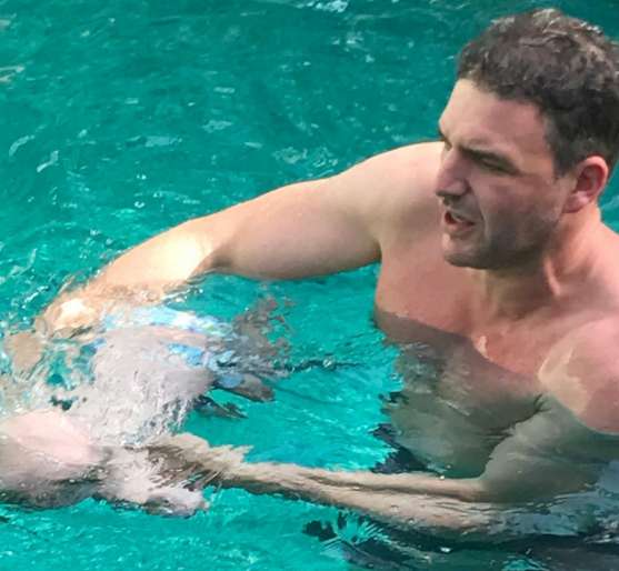 Максим Виторган с сыном