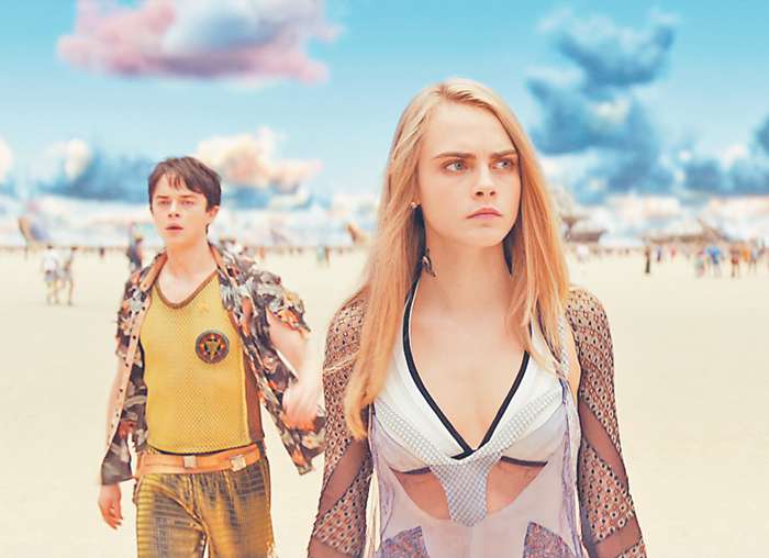 Дэйн ДеХаан, Кара Делевинь в фильме «Валериан и город тысячи планет»