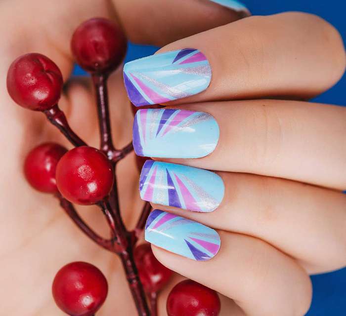 Геометрические узоры очень актуальны осенью