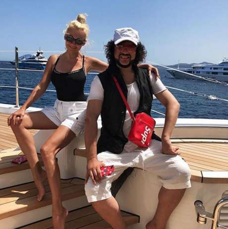 Яна Рудковская и Филипп Киркоров на Сардинии