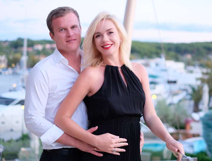 Анастасия Трегубова с мужем