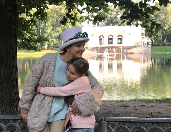 Наталия Власова с дочерью Пелагеей