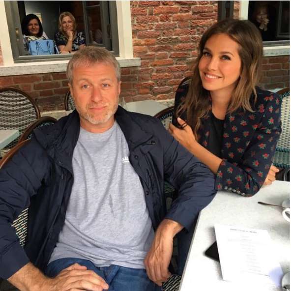 Роман Абрамович и Дарья Жукова