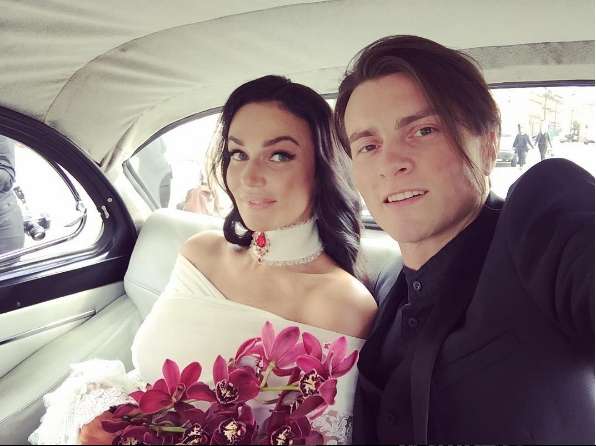 Алена Водонаева с мужем