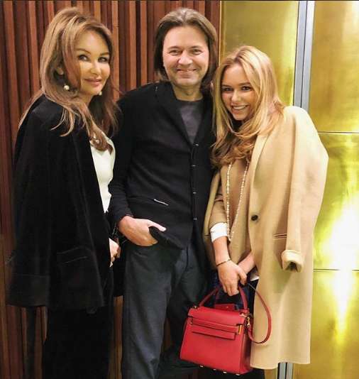 Дмитрий Маликов с женой и дочерью