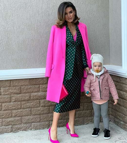 Ксения Бородина с дочкой