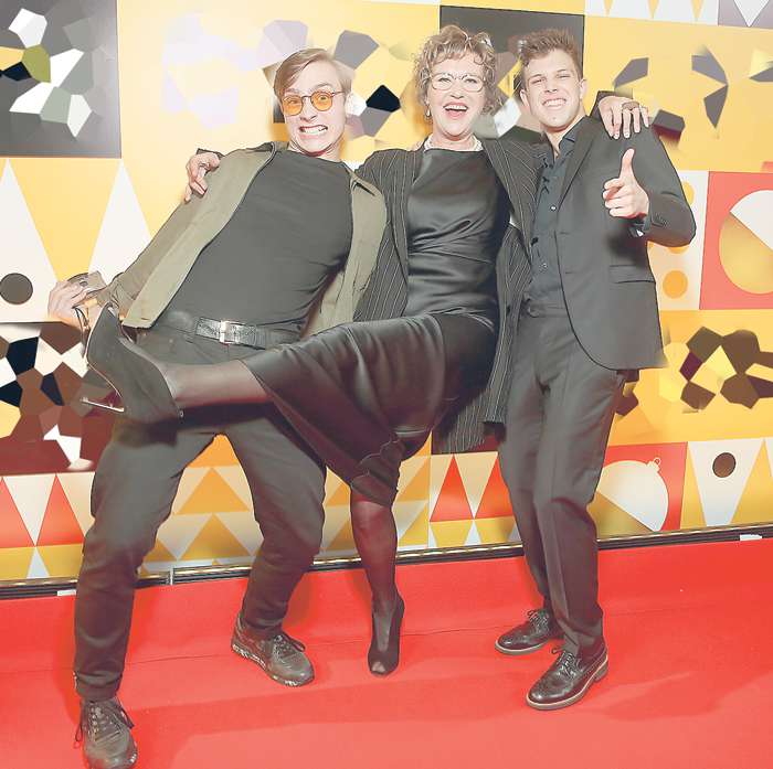 Ирина Розанова, Даниил Акутин и Григорий Верник