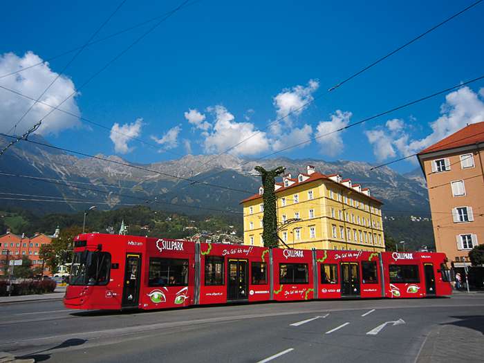 Трамваи в Инсбруке появились еще в 1889 году