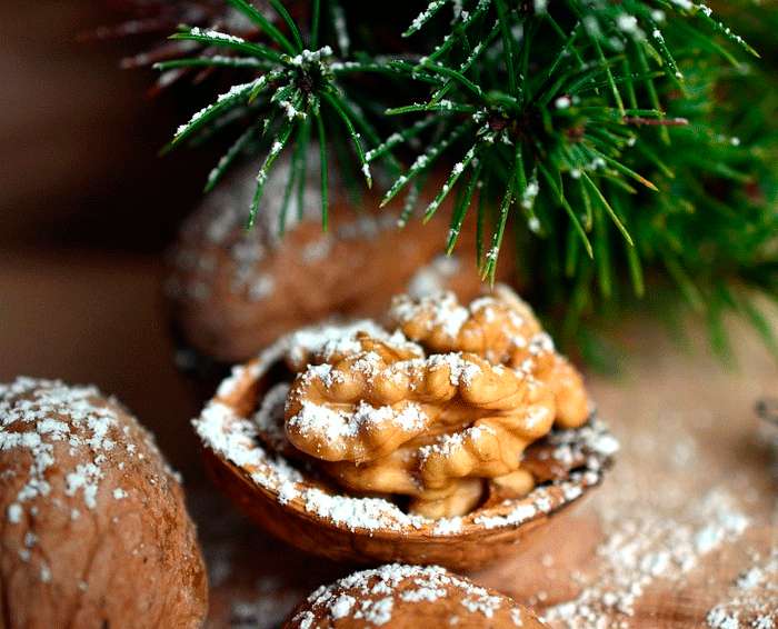 Орехи благоприятно влияют на усвоение пищи