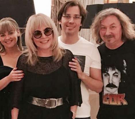 Алла Пугачева, Максим Галкин, Игорь Николаев и Юлия Проскурякова