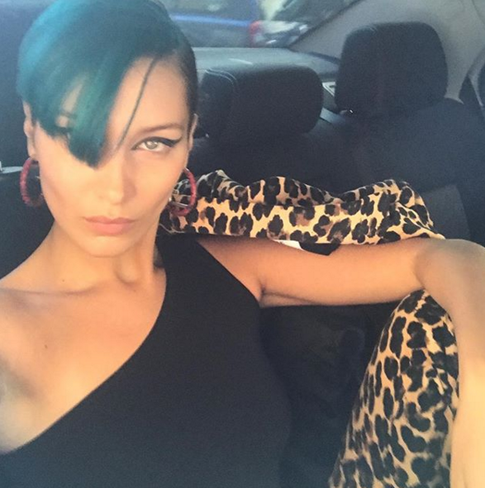 Фото Беллы Хадид топлес со щенком взбудоражило Сеть