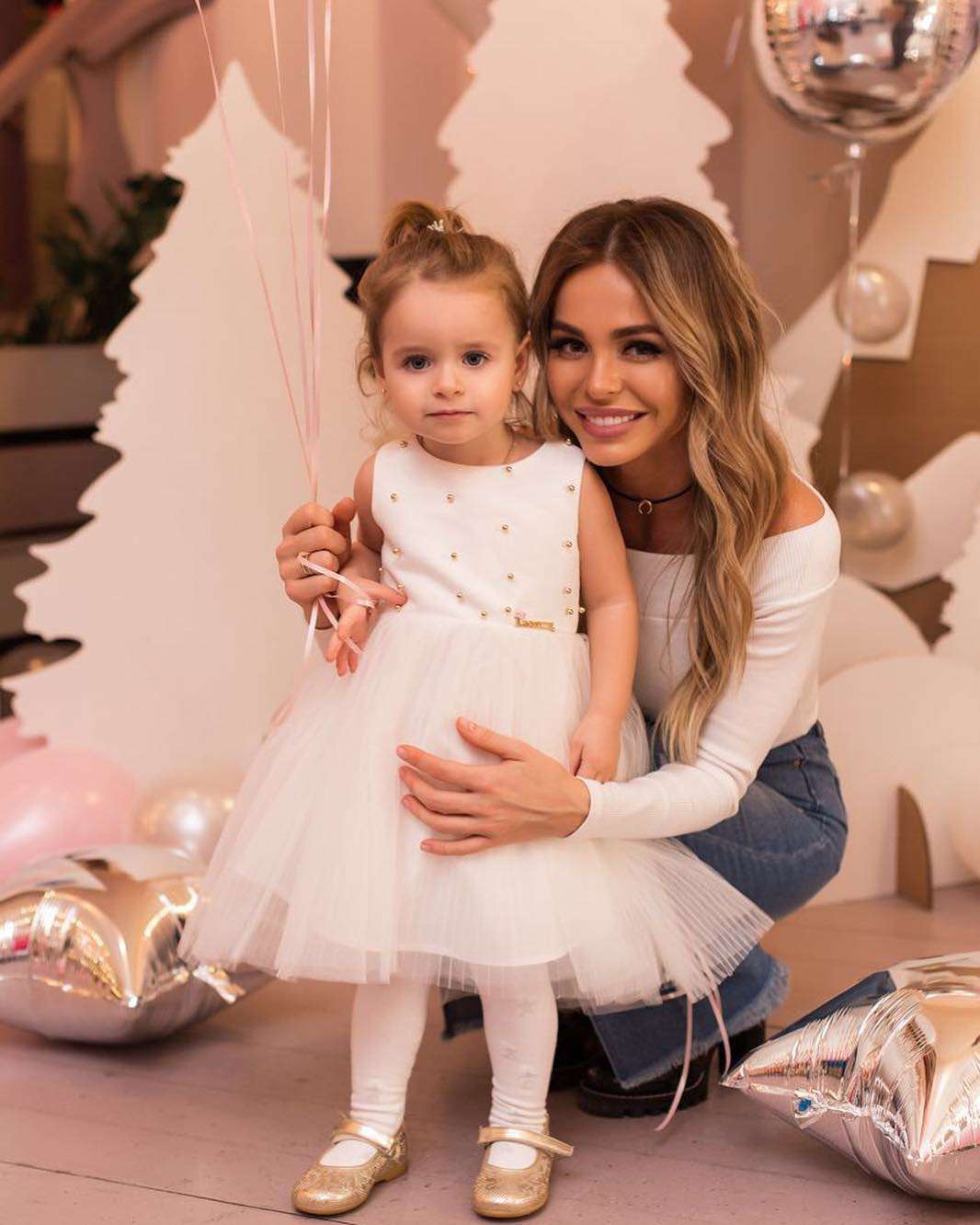 Анна Хилькевич с дочерью Арианной