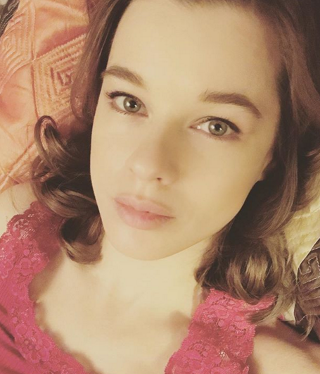 Катерина Шпица потеет в спортзале