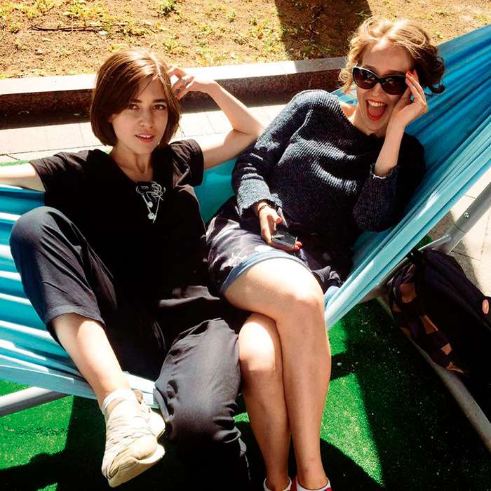 С лучшей подругой Настей Чернышовой