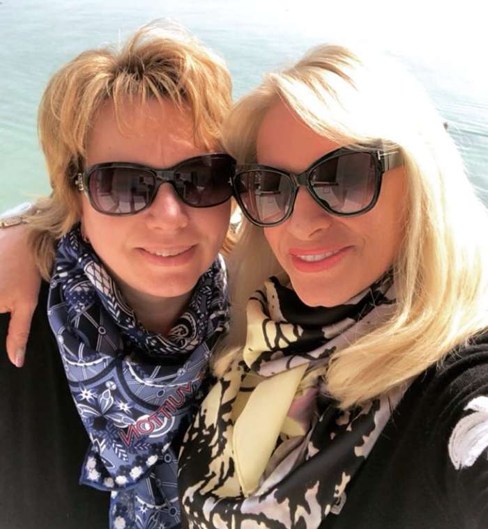 Наталия Гулькина с сестрой Ольгой