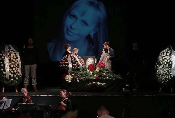 Прощание с Анжеликой Волчковой