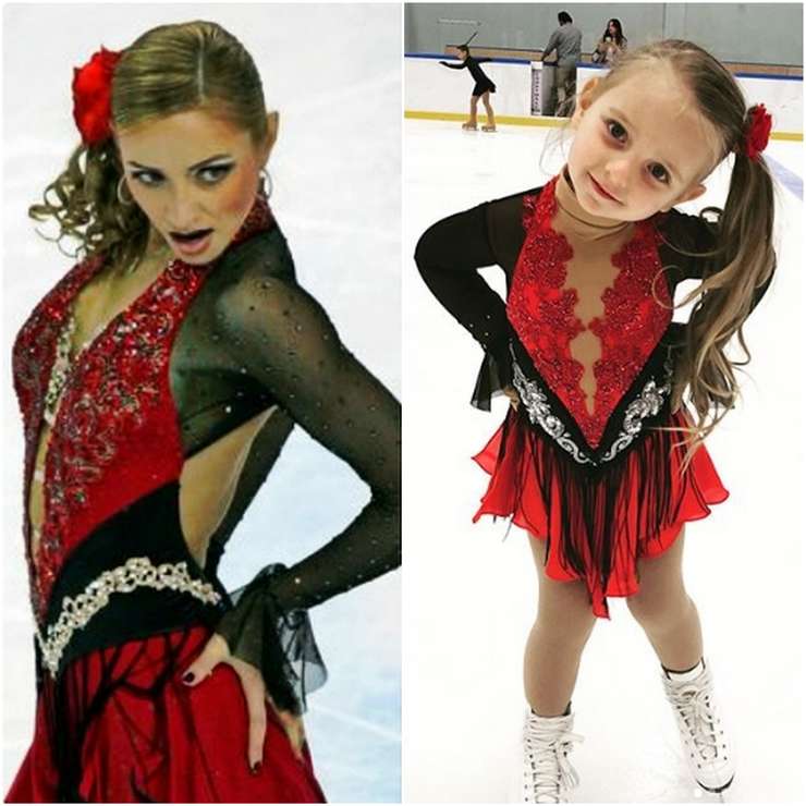 Трехлетняя дочь Навки повторила ее знаменитый образ